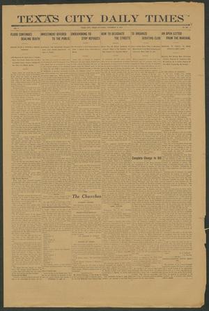 Primary view of object titled 'Texas City Daily Times (Texas City, Tex.), Vol. 1, No. 263, Ed. 1 Saturday, December 6, 1913'.