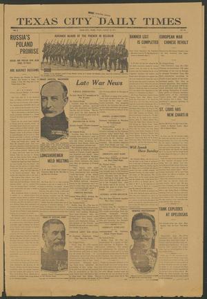 Texas City Daily Times (Texas City, Tex.), Vol. 2, No. 178, Ed. 1 Friday, August 28, 1914