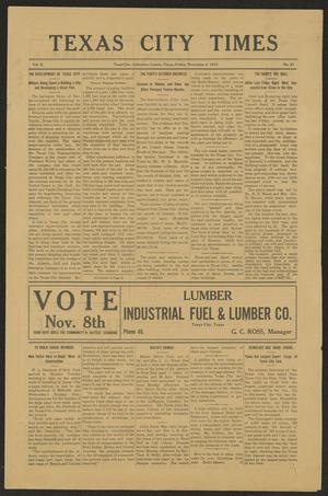 Texas City Times (Texas City, Tex.), Vol. 2, No. 21, Ed. 1 Friday, November 4, 1910