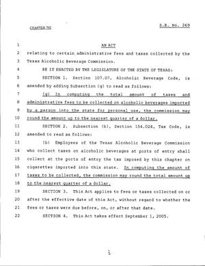 79th Texas Legislature, Regular Session, Senate Bill 269, Chapter 792