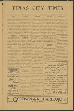 Primary view of object titled 'Texas City Times (Texas City, Tex.), Vol. 3, No. 23, Ed. 1 Friday, November 17, 1911'.