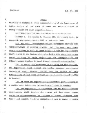 79th Texas Legislature, Regular Session, Senate Bill 293, Chapter 693