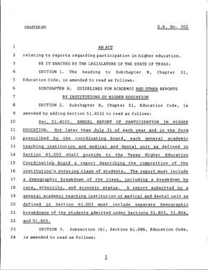 79th Texas Legislature, Regular Session, Senate Bill 302, Chapter 694