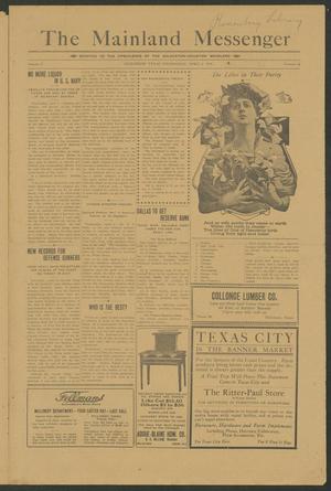 The Mainland Messenger (Dickinson, Tex.), Vol. 2, No. 14, Ed. 1 Wednesday, April 8, 1914