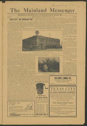 Primary view of object titled 'The Mainland Messenger (Dickinson, Tex.), Vol. 2, No. 21, Ed. 1 Wednesday, May 27, 1914'.