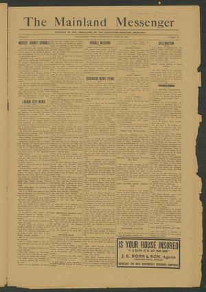 The Mainland Messenger (Dickinson, Tex.), Vol. 4, No. 25, Ed. 1 Wednesday, June 23, 1915