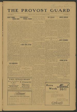 The Provost Guard (Texas City, Tex.), Vol. 2, No. 15, Ed. 1 Friday, October 16, 1914
