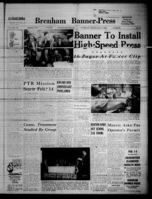 Brenham Banner-Press (Brenham, Tex.), Vol. 100, No. 23, Ed. 1 Tuesday, February 2, 1965