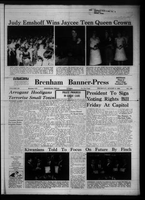 Brenham Banner-Press (Brenham, Tex.), Vol. 100, No. 155, Ed. 1 Thursday, August 5, 1965