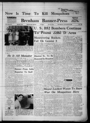 Brenham Banner-Press (Brenham, Tex.), Vol. 100, No. 170, Ed. 1 Thursday, August 26, 1965