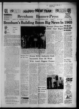 Primary view of object titled 'Brenham Banner-Press (Brenham, Tex.), Vol. 100, No. 261, Ed. 1 Friday, December 31, 1965'.