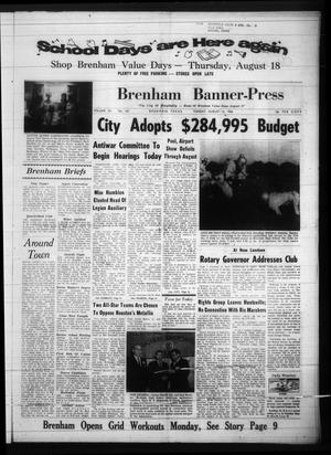 Primary view of object titled 'Brenham Banner-Press (Brenham, Tex.), Vol. 101, No. 162, Ed. 1 Tuesday, August 16, 1966'.