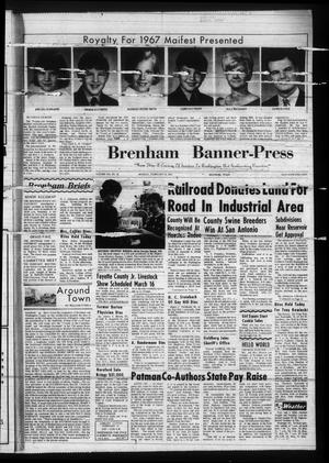 Brenham Banner-Press (Brenham, Tex.), Vol. 102, No. 31, Ed. 1 Monday, February 13, 1967