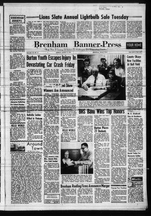 Primary view of object titled 'Brenham Banner-Press (Brenham, Tex.), Vol. 102, No. 51, Ed. 1 Monday, March 13, 1967'.