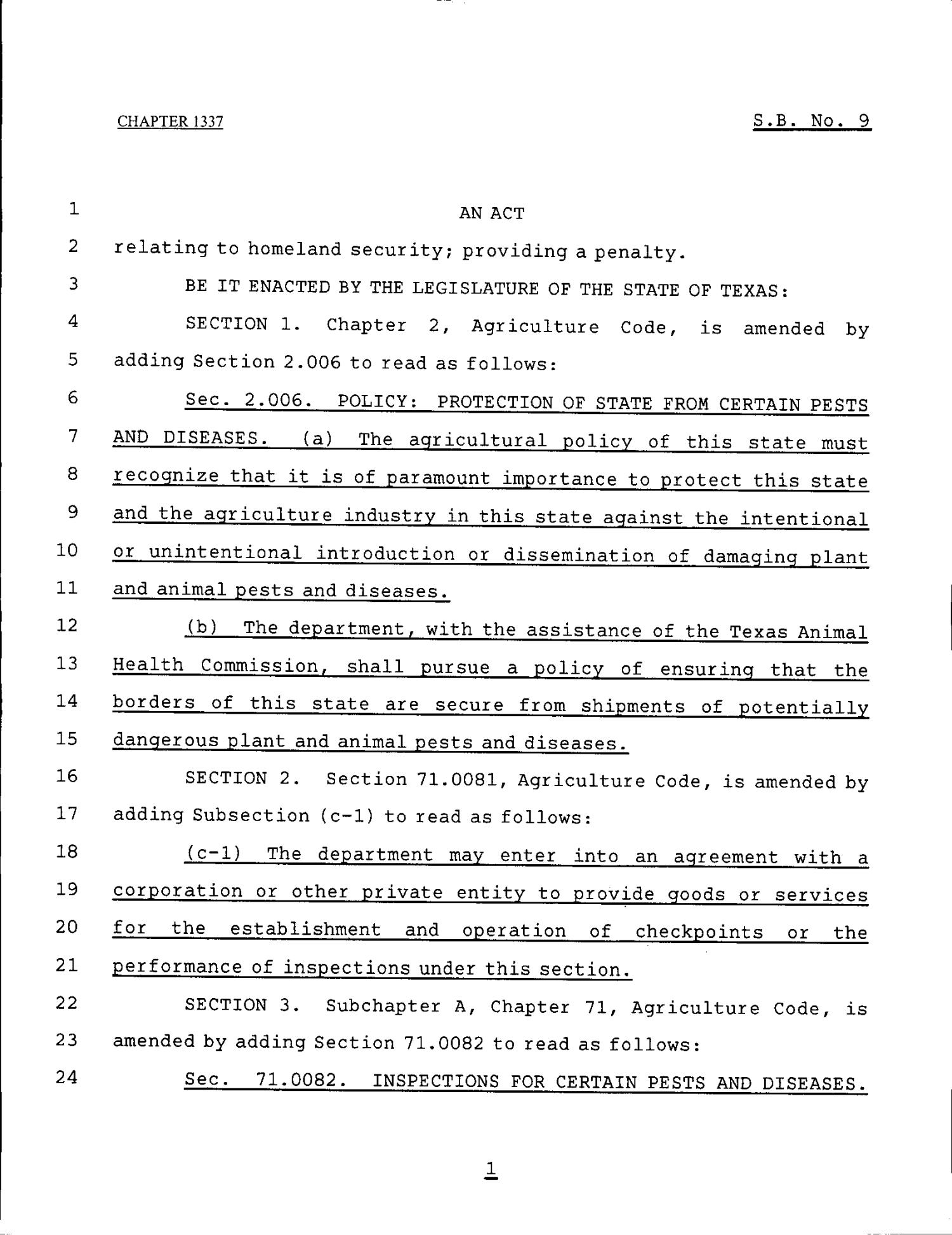 79th Texas Legislature, Regular Session, Senate Bill 9, Chapter 1337