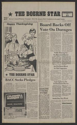 The Boerne Star (Boerne, Tex.), Vol. 87, No. 50, Ed. 1 Wednesday, November 27, 1991