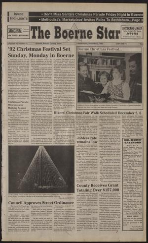 The Boerne Star (Boerne, Tex.), Vol. 88, No. 51, Ed. 1 Wednesday, December 2, 1992