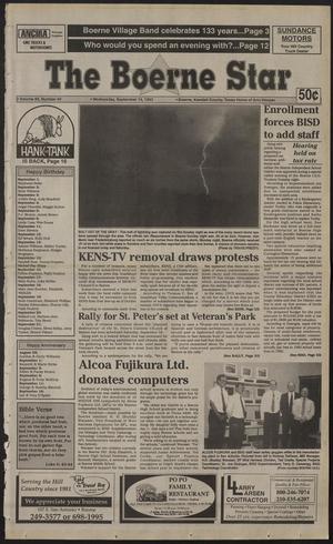 The Boerne Star (Boerne, Tex.), Vol. 89, No. 40, Ed. 1 Wednesday, September 15, 1993
