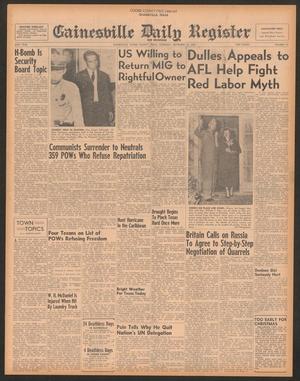 Gainesville Daily Register and Messenger (Gainesville, Tex.), Vol. 64, No. 22, Ed. 1 Thursday, September 24, 1953