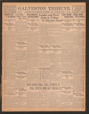 Galveston Tribune. (Galveston, Tex.), Vol. 40, No. 301, Ed. 1 Thursday, November 11, 1920