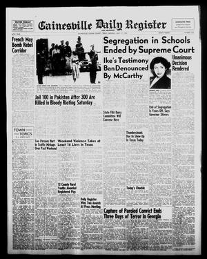 Gainesville Daily Register and Messenger (Gainesville, Tex.), Vol. 64, No. 223, Ed. 1 Monday, May 17, 1954