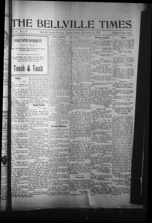 The Bellville Times (Bellville, Tex.), Vol. 44, No. 49, Ed. 1 Friday, December 8, 1922