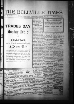 The Bellville Times (Bellville, Tex.), Vol. 45, No. 48, Ed. 1 Friday, November 30, 1923