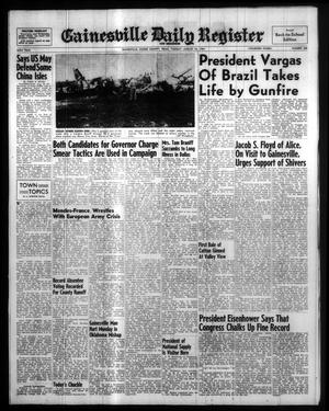 Gainesville Daily Register and Messenger (Gainesville, Tex.), Vol. 64, No. 308, Ed. 1 Tuesday, August 24, 1954