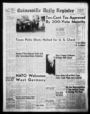 Gainesville Daily Register and Messenger (Gainesville, Tex.), Vol. 65, No. 217, Ed. 1 Monday, May 9, 1955
