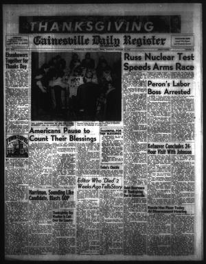 Gainesville Daily Register and Messenger (Gainesville, Tex.), Vol. 66, No. 75, Ed. 1 Thursday, November 24, 1955