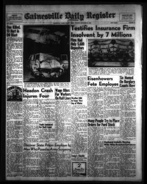 Primary view of object titled 'Gainesville Daily Register and Messenger (Gainesville, Tex.), Vol. 66, No. 99, Ed. 1 Thursday, December 22, 1955'.