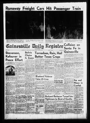 Primary view of object titled 'Gainesville Daily Register and Messenger (Gainesville, Tex.), Vol. 66, No. 252, Ed. 1 Monday, June 18, 1956'.
