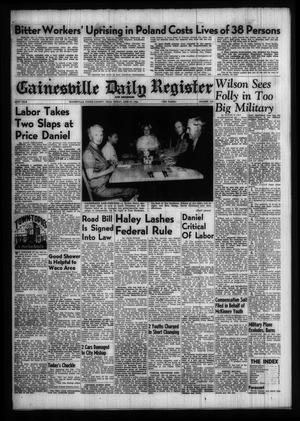 Gainesville Daily Register and Messenger (Gainesville, Tex.), Vol. 66, No. 262, Ed. 1 Friday, June 29, 1956