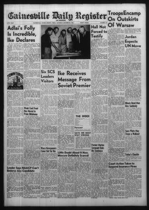 Gainesville Daily Register and Messenger (Gainesville, Tex.), Vol. 67, No. 45, Ed. 1 Saturday, October 20, 1956