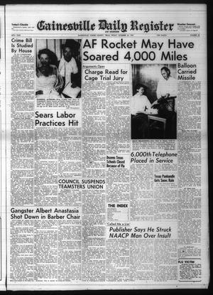 Gainesville Daily Register and Messenger (Gainesville, Tex.), Vol. 68, No. 49, Ed. 1 Friday, October 25, 1957