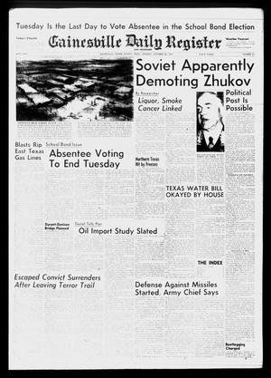 Gainesville Daily Register and Messenger (Gainesville, Tex.), Vol. 68, No. 51, Ed. 1 Monday, October 28, 1957