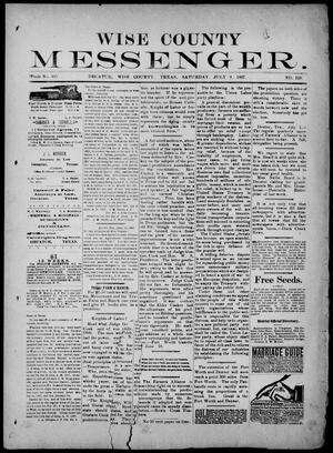 Wise County Messenger. (Decatur, Tex.), No. 128, Ed. 1 Saturday, July 9, 1887