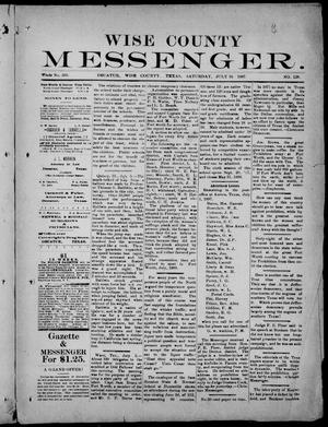 Wise County Messenger. (Decatur, Tex.), No. 129, Ed. 1 Saturday, July 16, 1887
