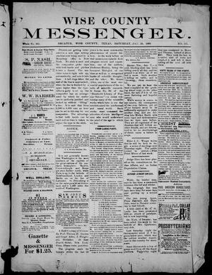 Wise County Messenger. (Decatur, Tex.), No. 157, Ed. 1 Saturday, January 28, 1888