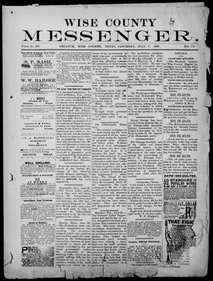 Wise County Messenger. (Decatur, Tex.), No. 178, Ed. 1 Saturday, July 7, 1888
