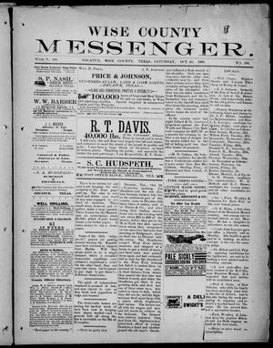 Wise County Messenger. (Decatur, Tex.), No. 193, Ed. 1 Saturday, October 20, 1888