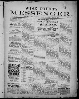 Wise County Messenger. (Decatur, Tex.), No. 243, Ed. 1 Saturday, October 12, 1889
