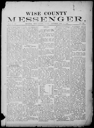 Wise County Messenger. (Decatur, Tex.), No. 320, Ed. 1 Saturday, May 2, 1891