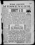 Newspaper: Wise County Messenger. (Decatur, Tex.), No. 360, Ed. 1 Saturday, Febr…
