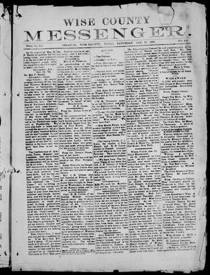 Wise County Messenger. (Decatur, Tex.), No. 406, Ed. 1 Saturday, January 21, 1893