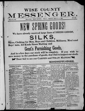Wise County Messenger. (Decatur, Tex.), No. 466, Ed. 1 Friday, March 16, 1894