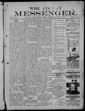 Wise County Messenger. (Decatur, Tex.), Vol. 17, No. 771, Ed. 1 Friday, January 17, 1896