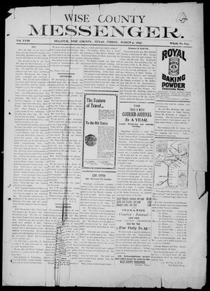 Wise County Messenger. (Decatur, Tex.), Vol. 18, No. 829, Ed. 1 Friday, March 5, 1897