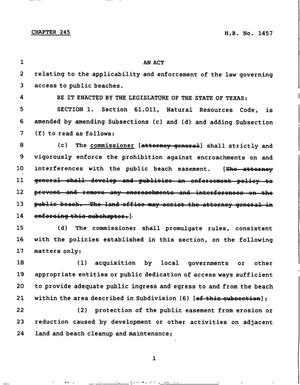78th Texas Legislature, Regular Session, House Bill 1457, Chapter 245