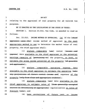 78th Texas Legislature, Regular Session, House Bill 1460, Chapter 548